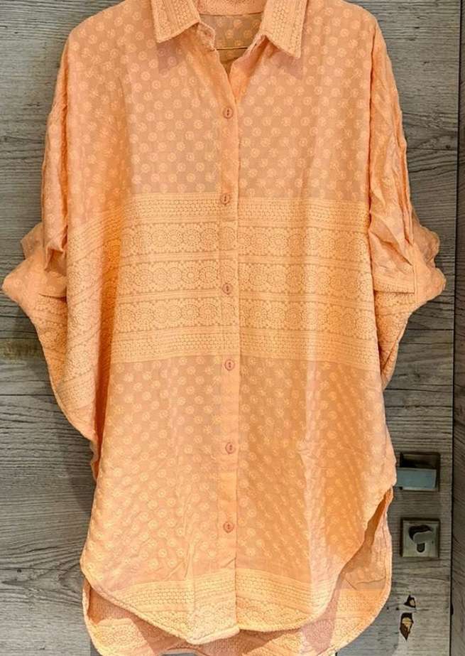 NEW EMBROIDERY  SHIRT KAFTAN TUNIC BY READY WEAR